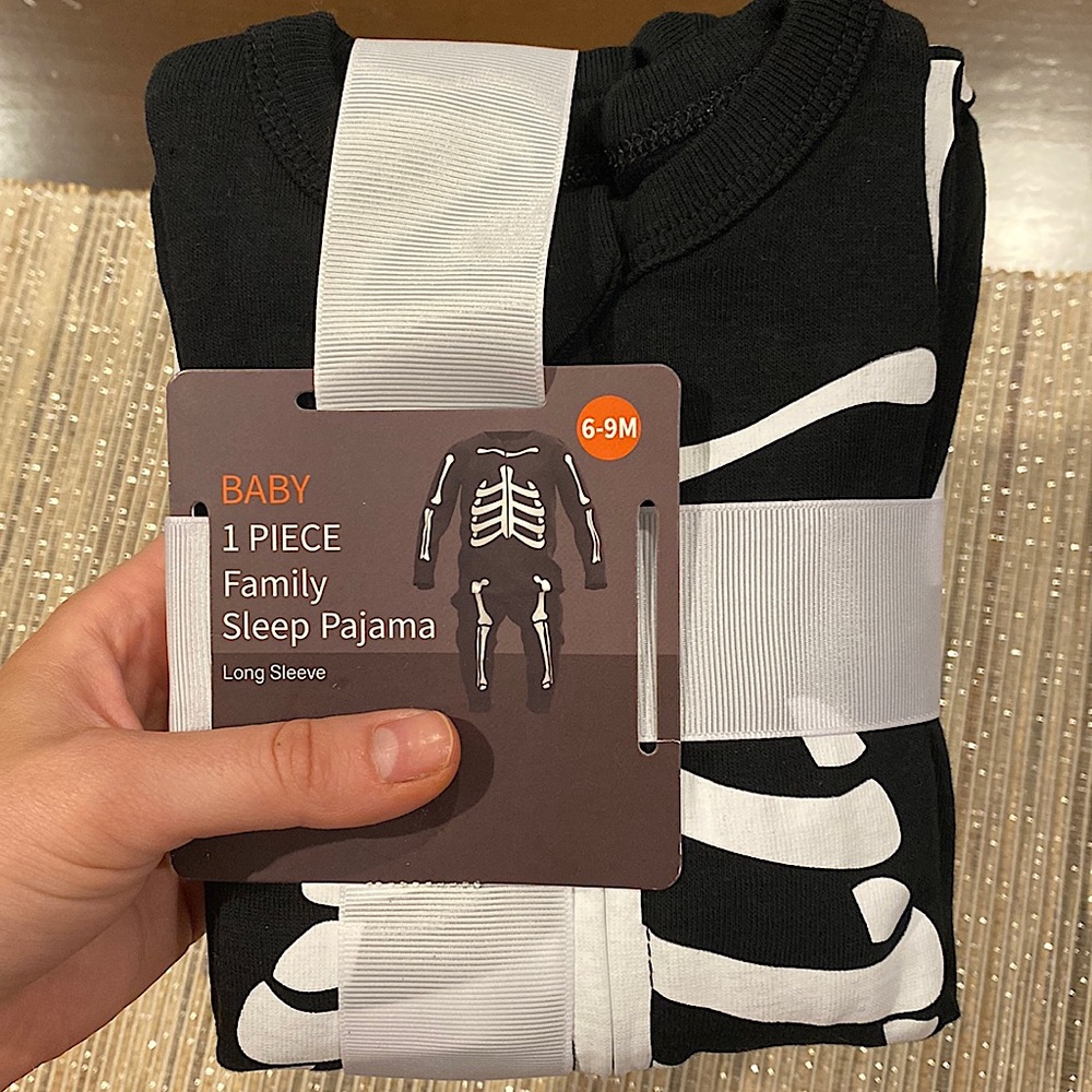 NWT BABY SKELETON SLEEP PJ